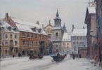 Ulica w Warszawie w zimie